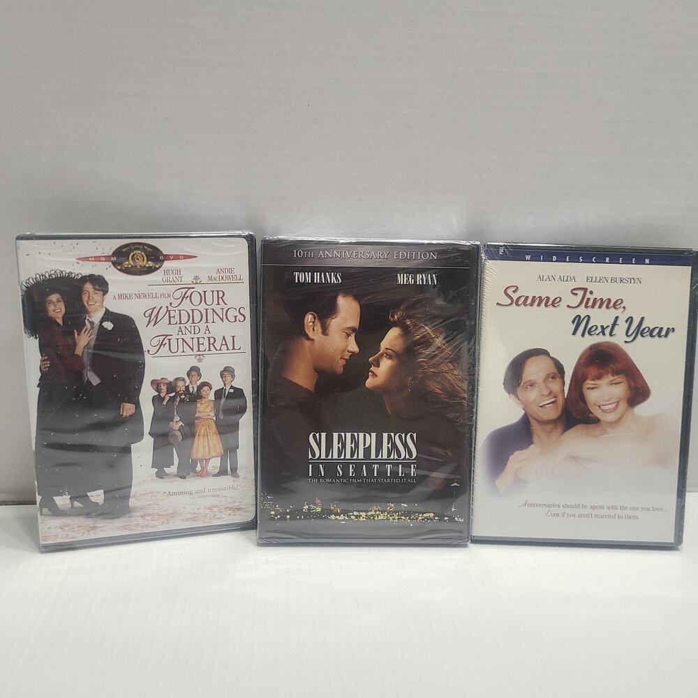Lot Of 3 Rom Com DVD Movie Bundle Romantic Comedy Classics Brand New